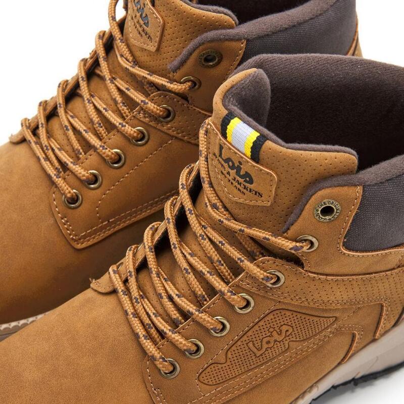 Botas Senderismo Hombre Lois 64390 Camel con Cordones