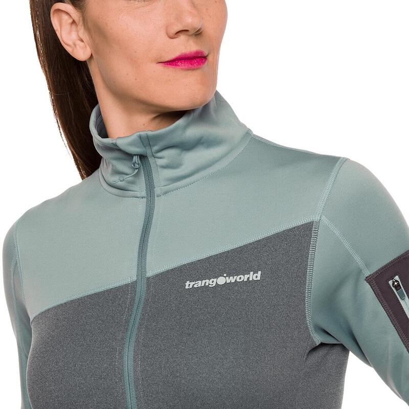 Chaqueta para Mujer Trangoworld Azaila Azul/Gris