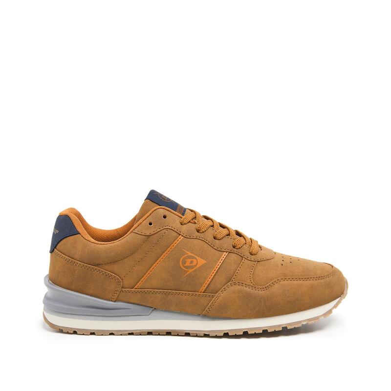 Zapatillas Deportivas Caminar Hombre Dunlop 36002 Camel con Cordones