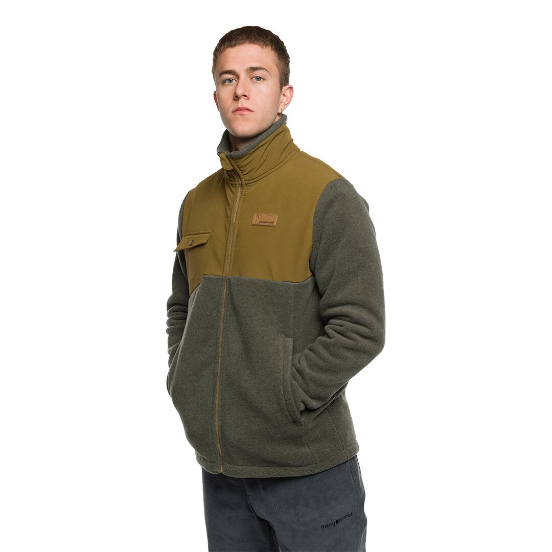 Softshell para Hombre Trangoworld Ruoms Verde/Marrón 2/7