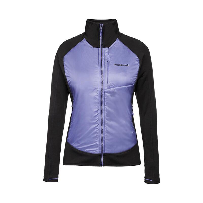 Chaqueta para Mujer Trangoworld Lund Negro/Morado