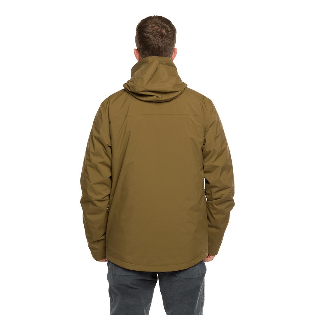 Chaqueta 3 en 1 para Hombre Trangoworld Salama complet Marrón/Gris Impermeable 3/7