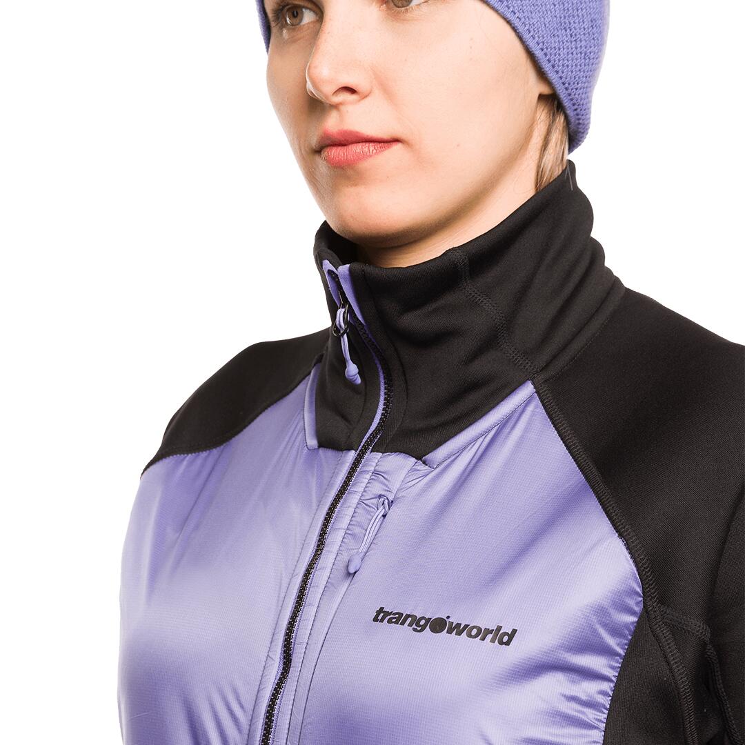 Forro polar para Mujer Trangoworld Lund Negro/Morado 6/7
