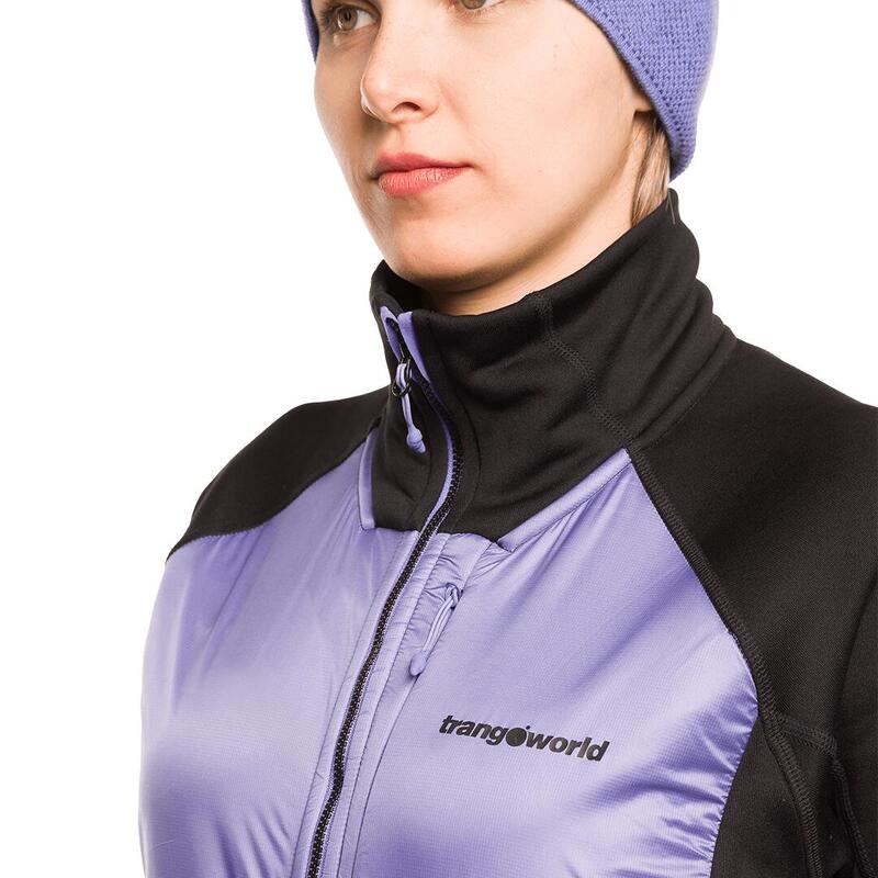 Chaqueta para Mujer Trangoworld Lund Negro/Morado