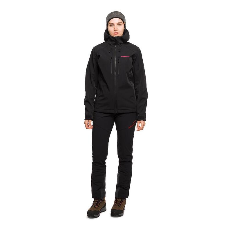 Softshell para Mujer Trangoworld Severn Negro/Gris