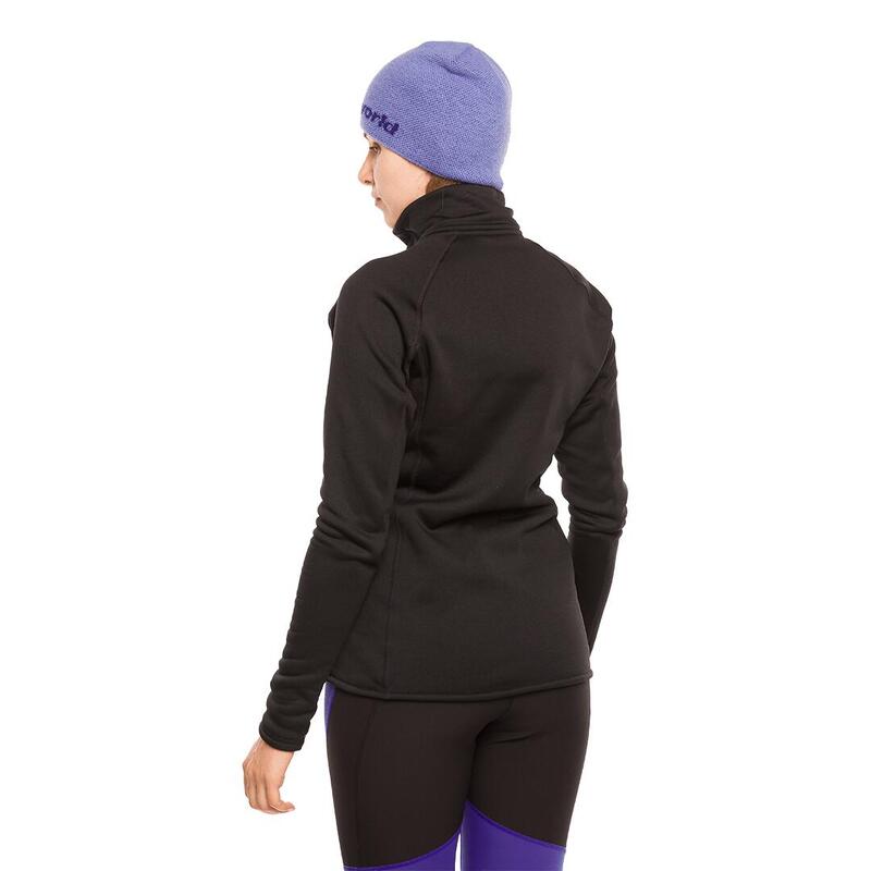 Chaqueta para Mujer Trangoworld Lund Negro/Morado