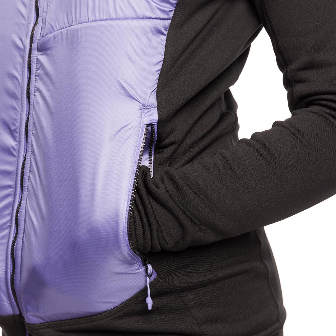 Forro polar para Mujer Trangoworld Lund Negro/Morado 5/7