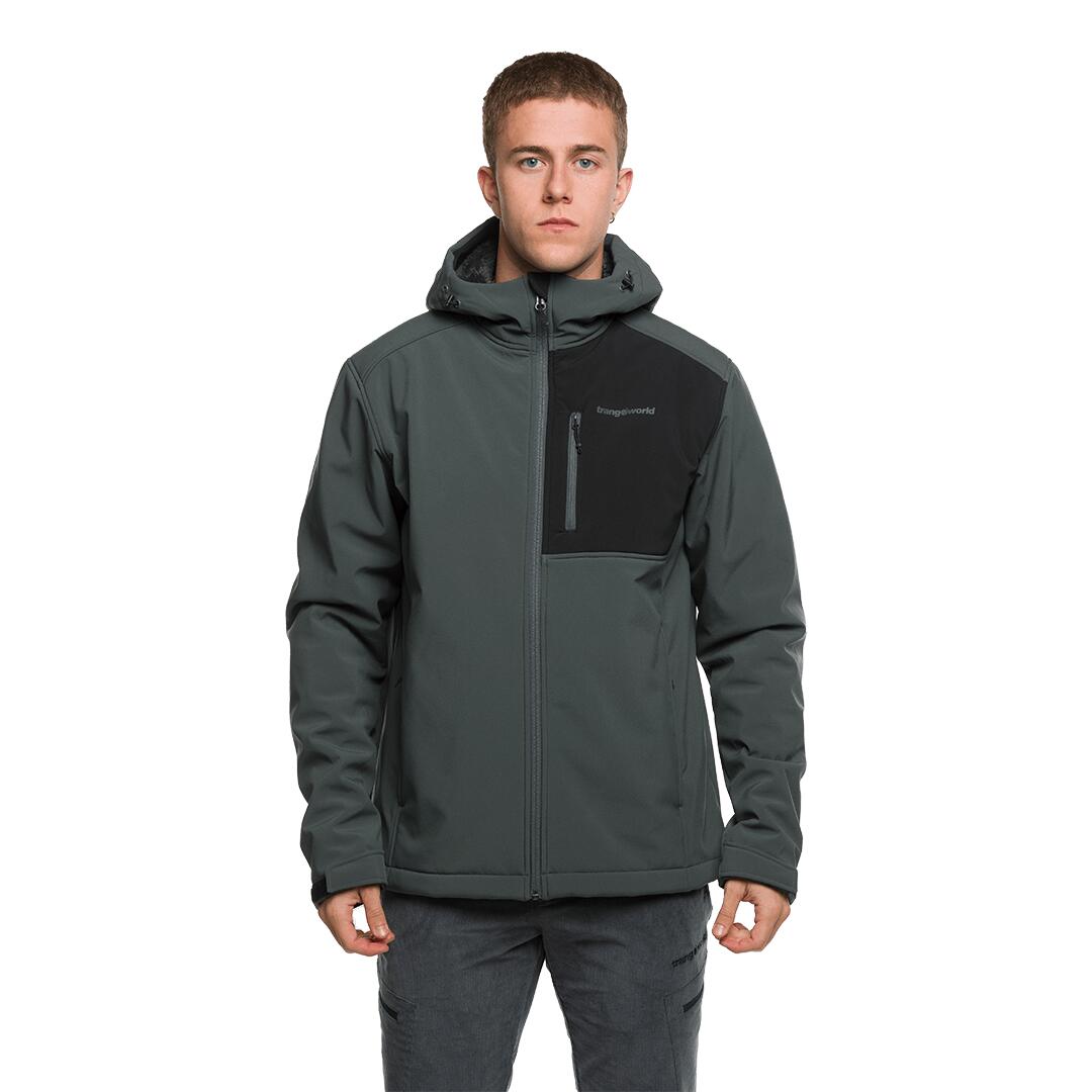 Softshell para Hombre Trangoworld Lanarce Gris/Negro 2/7