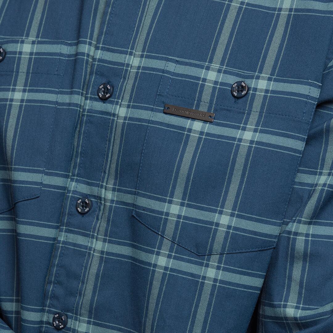 Camisa mangas largas para Hombre Trangoworld Zernez Azul 2/7