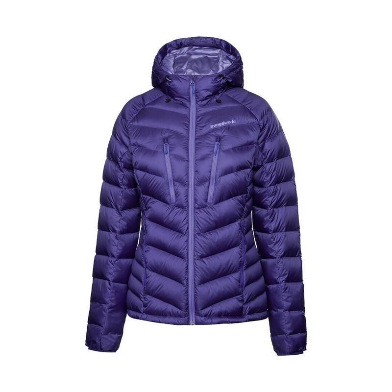 Plumífero para Mujer Trangoworld Leynar Azul/Morado/Negro 190g 700cuin