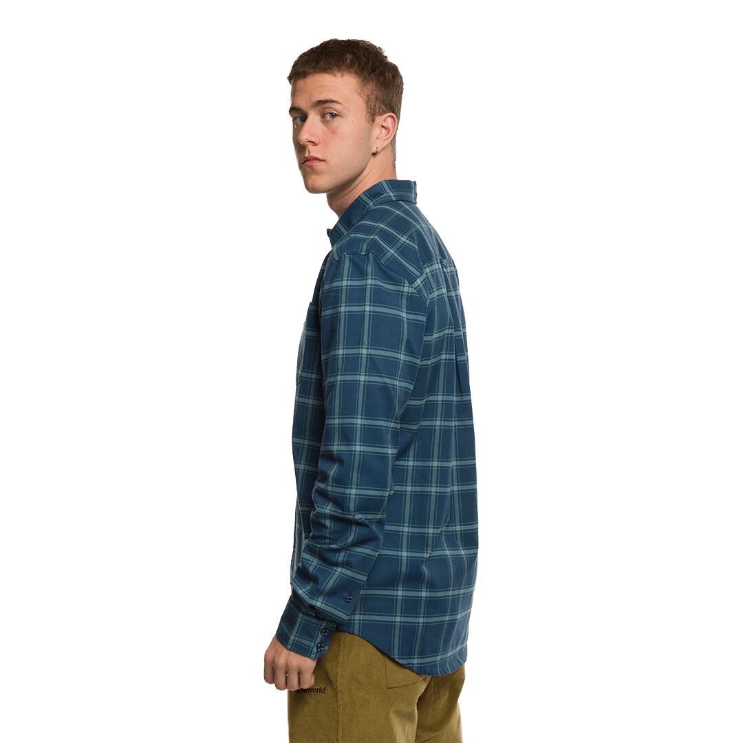 Camisa mangas largas para Hombre Trangoworld Zernez Azul 5/7