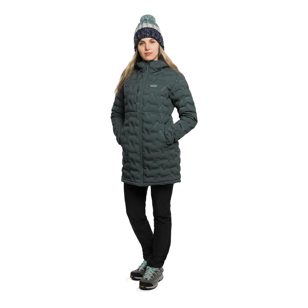 Plumífero para Mujer Trangoworld Arcas Gris 175g 600cuin 4/6