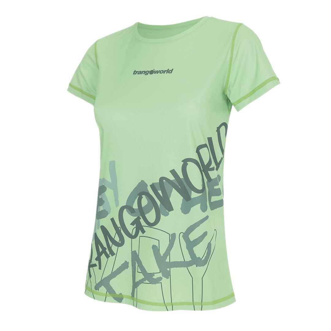 TRANGOWORLD Camiseta de Trail Running para Mujer Trangoworld Laurel Verde