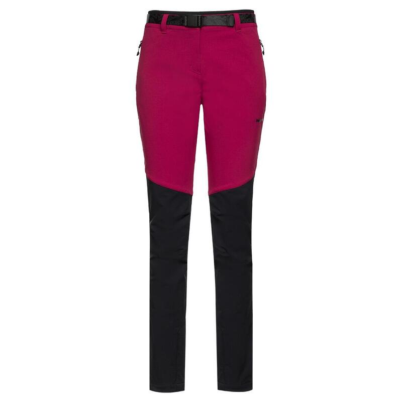 Pantalón para Mujer Trangoworld Arolla Rojo/Negro protección UV+30