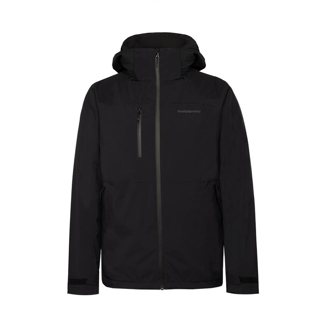 TRANGOWORLD Chaqueta 3 en 1 para Hombre Trangoworld Salama complet Negro/Negro Impermeable