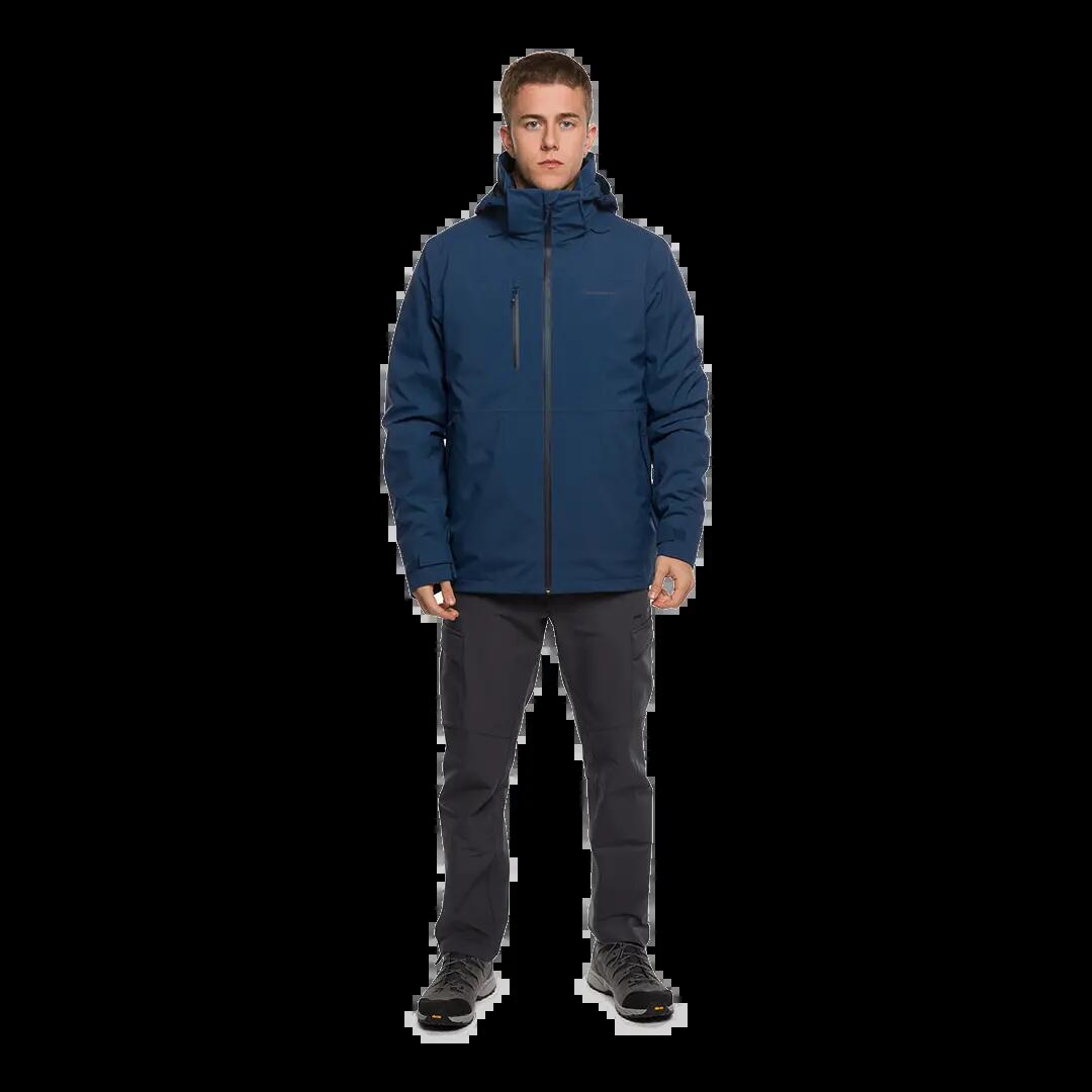 Chaqueta 3 en 1 para Hombre Trangoworld Salama complet Azul/Gris Impermeable 5/7