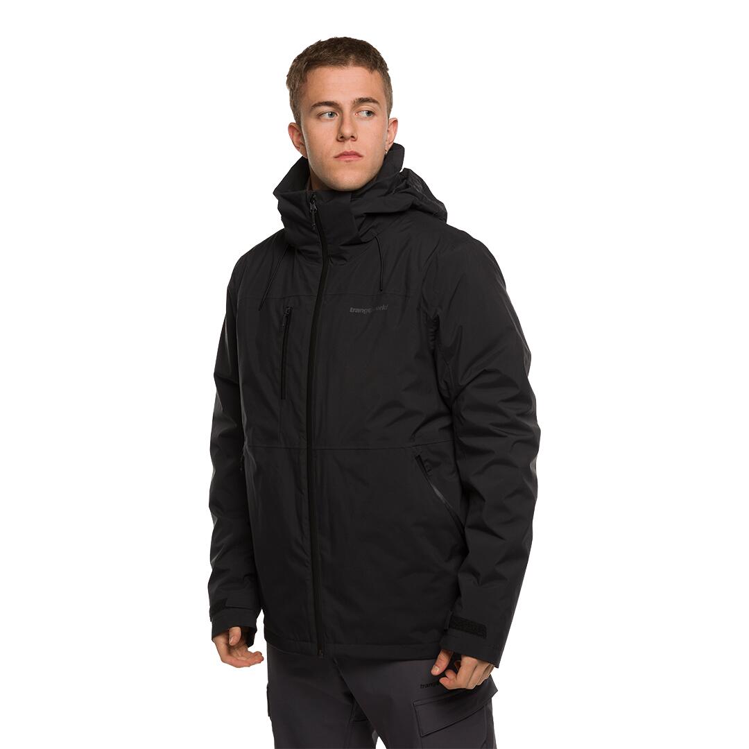 Chaqueta 3 en 1 para Hombre Trangoworld Salama complet Negro/Negro Impermeable 5/7