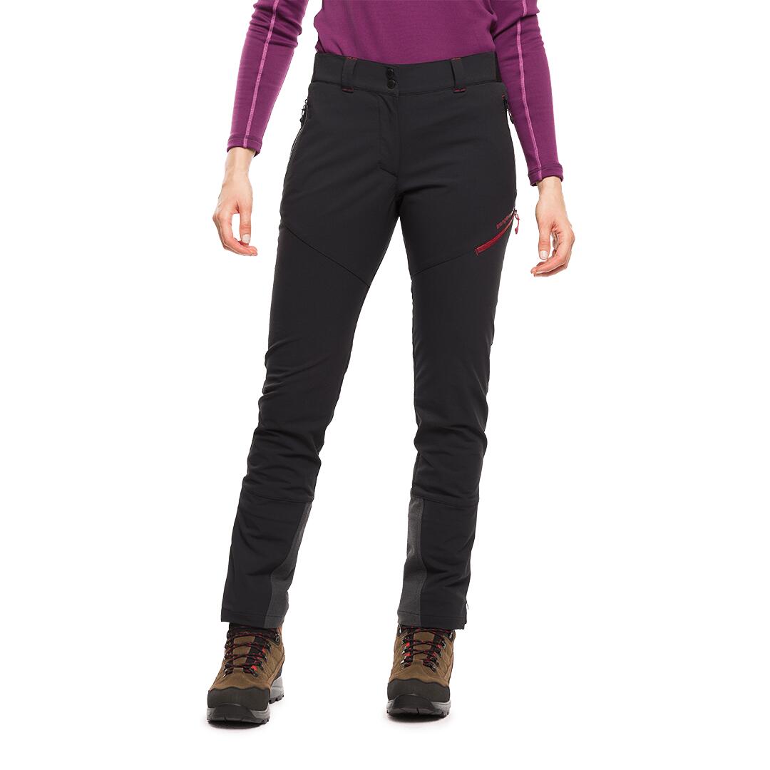 Pantalón para Mujer Trangoworld Noguera dr Negro/Negro/Rojo 2/7
