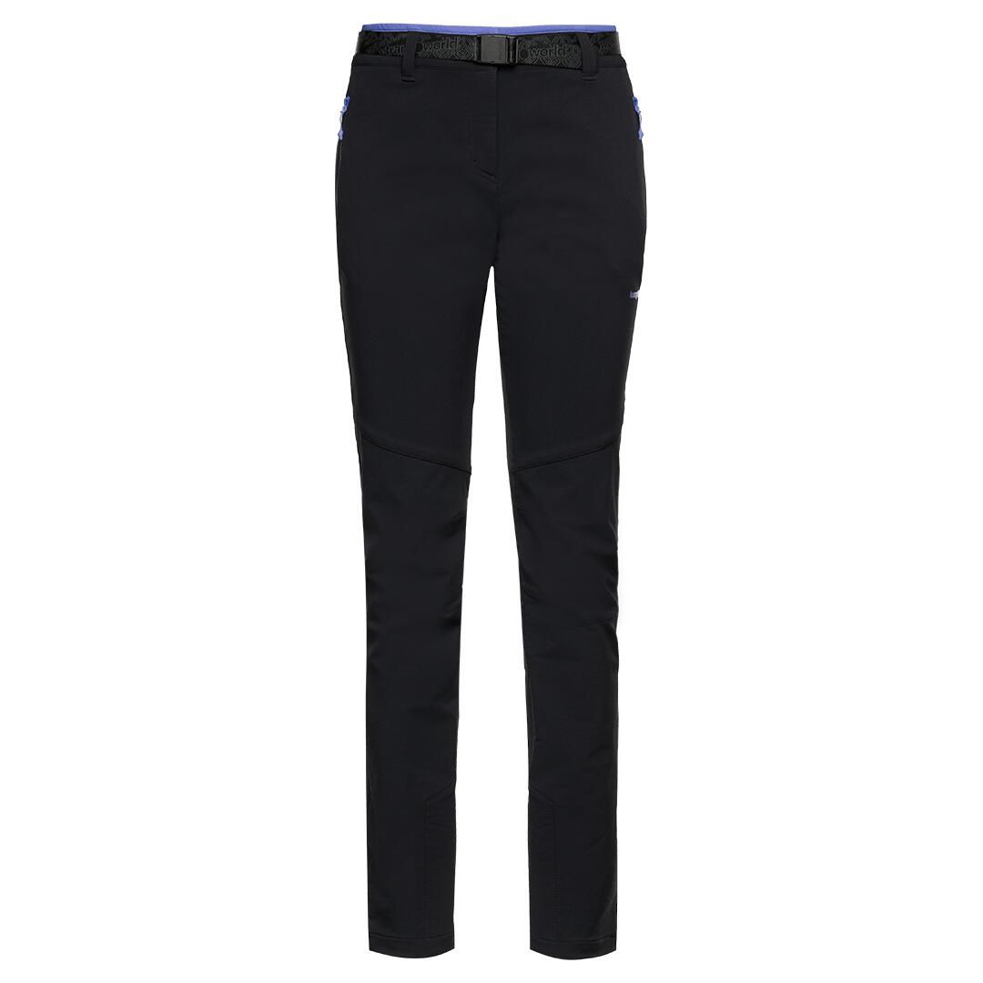 TRANGOWORLD Pantalón para Mujer Trangoworld Arolla Negro/Morado protección UV+30