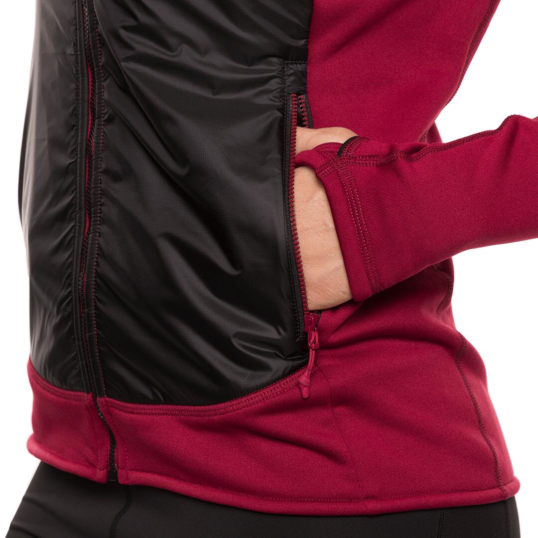 Forro polar para Mujer Trangoworld Lund Rojo/Negro 5/6