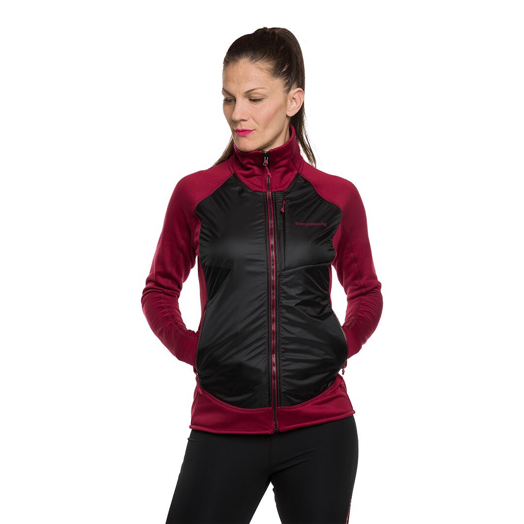 Forro polar para Mujer Trangoworld Lund Rojo/Negro 2/6
