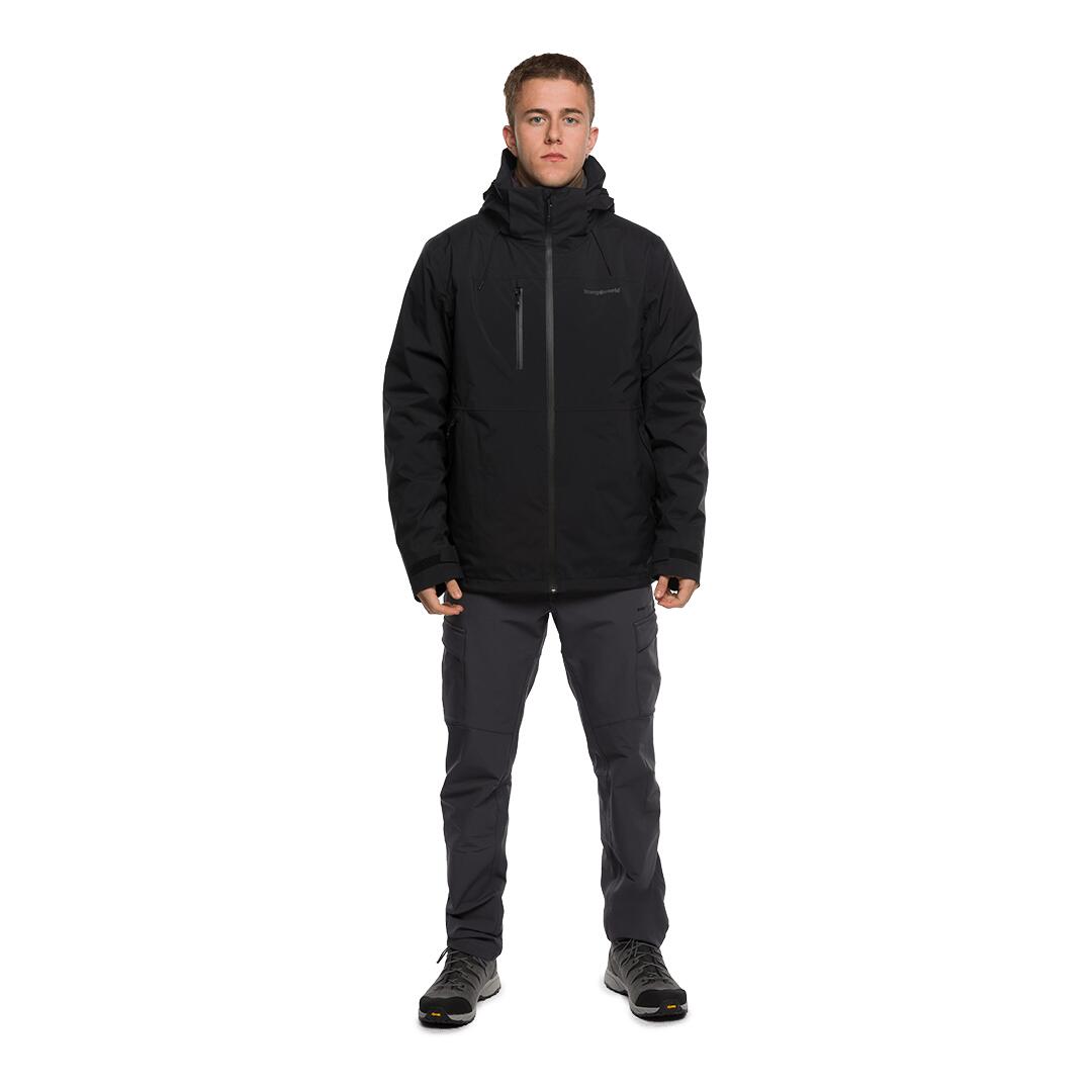 Chaqueta 3 en 1 para Hombre Trangoworld Salama complet Negro/Negro Impermeable 6/7