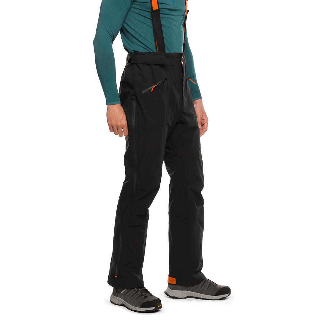 Sobrepantalón para Hombre Trangoworld Aladren Negro/Negro Impermeable 4/7