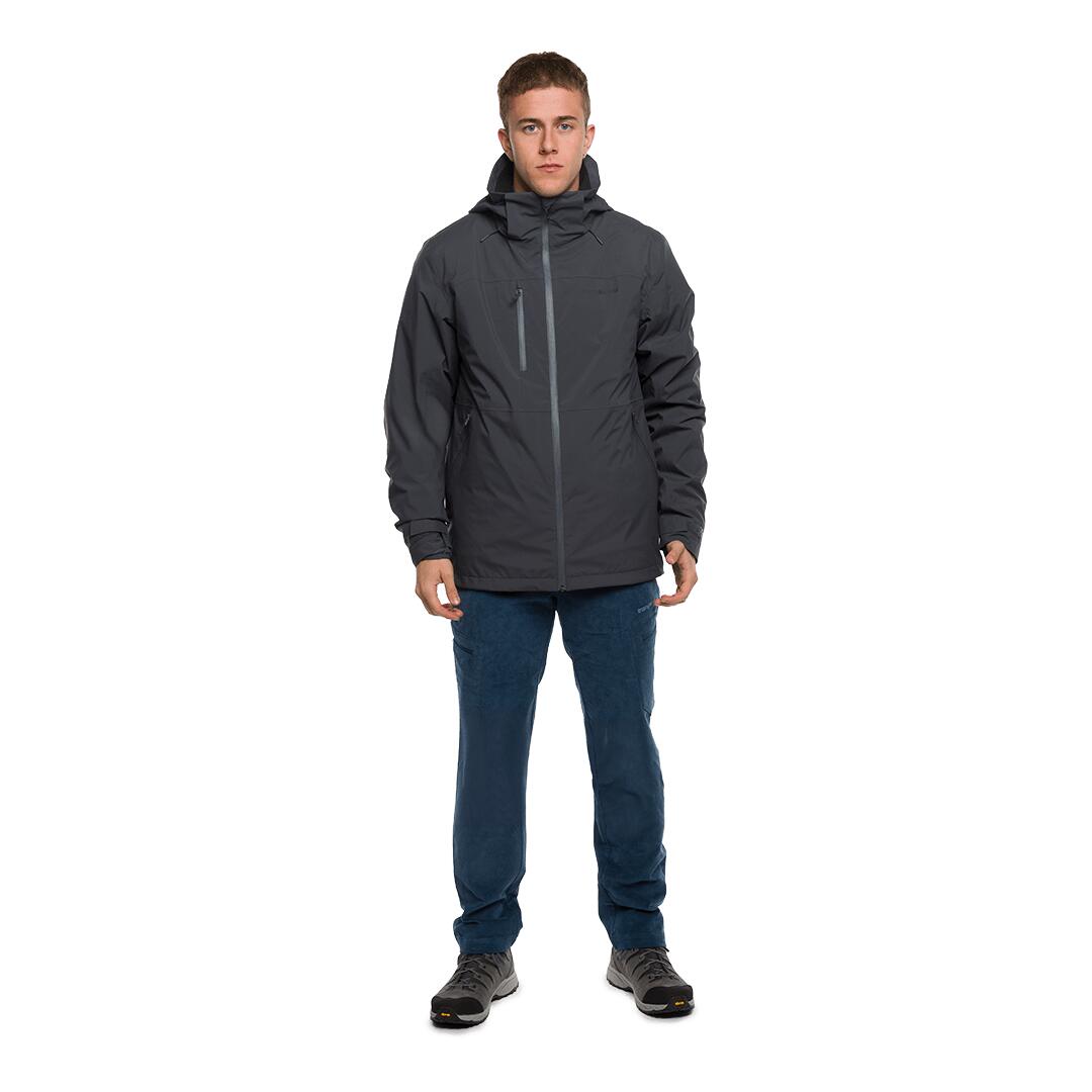 Chaqueta 3 en 1 para Hombre Trangoworld Salama complet Gris Impermeable 5/7