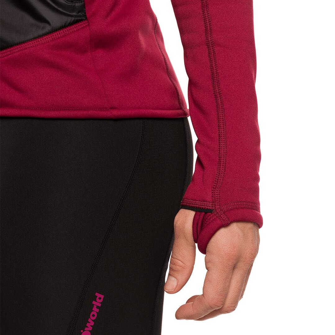 Forro polar para Mujer Trangoworld Lund Rojo/Negro 6/6