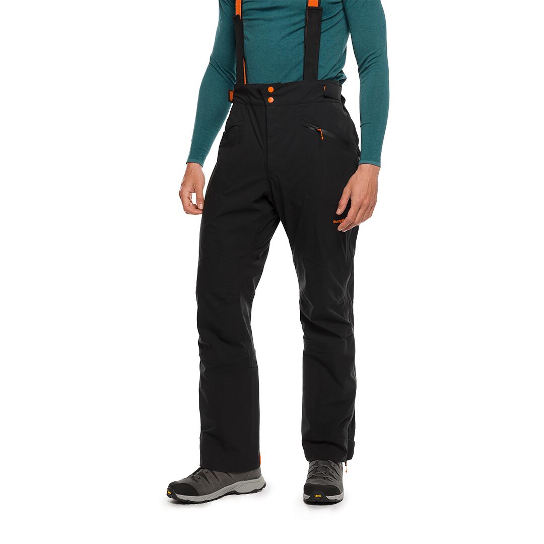 Sobrepantalón para Hombre Trangoworld Aladren Negro/Negro Impermeable 2/7