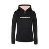 Sudadera para Mujer Trangoworld Poppi Negro/Naranja