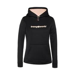 Sudadera para Mujer Trangoworld Poppi Negro/Naranja