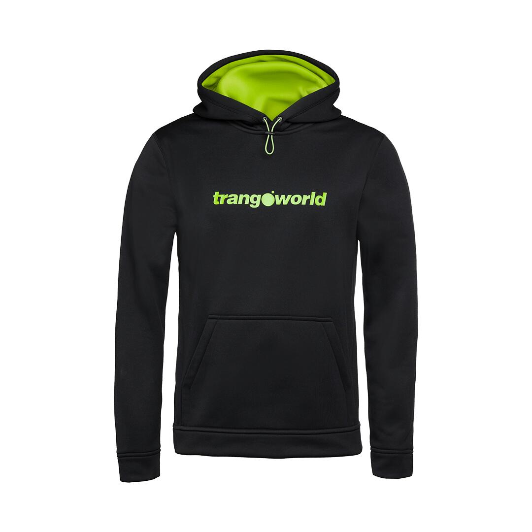 TRANGOWORLD Sudadera para Hombre Trangoworld Login Negro/Verde