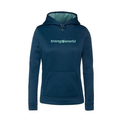 Sudadera para Mujer Trangoworld Poppi Negro/Rosa