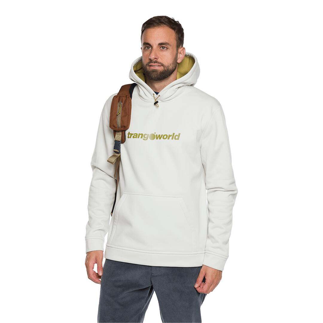 Sudadera para Hombre Trangoworld Login Gris/Verde 3/7