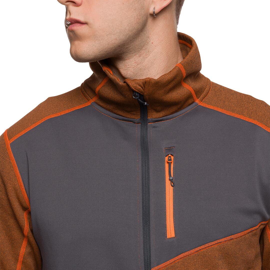 Forro polar para Hombre Trangoworld Lemps Naranja/Gris 6/7