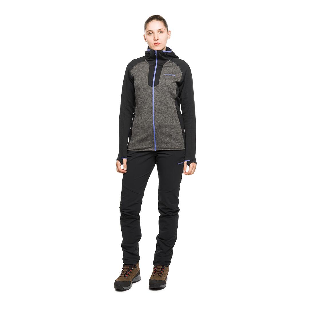 Forro polar para Mujer Trangoworld Ambler Negro 5/7