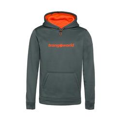 Sudadera para Hombre Trangoworld Login Gris/Naranja