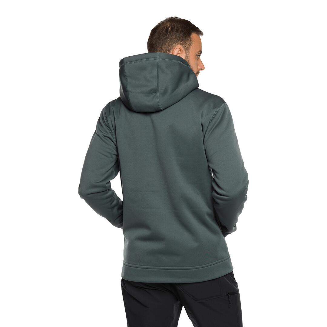 Sudadera con cremallera para Hombre Trangoworld Ripon Gris/Verde 2/6
