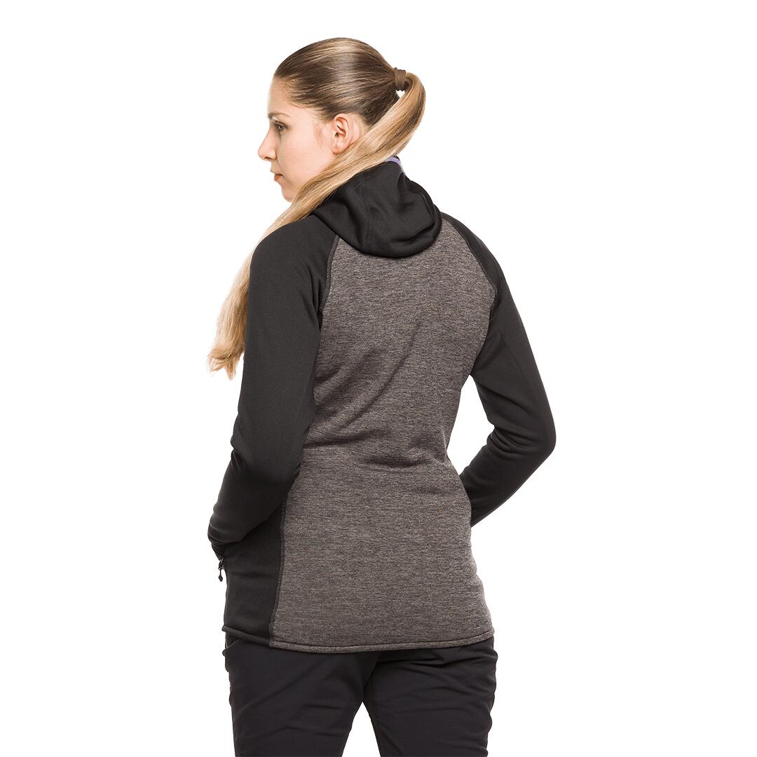 Forro polar para Mujer Trangoworld Ambler Negro 3/7