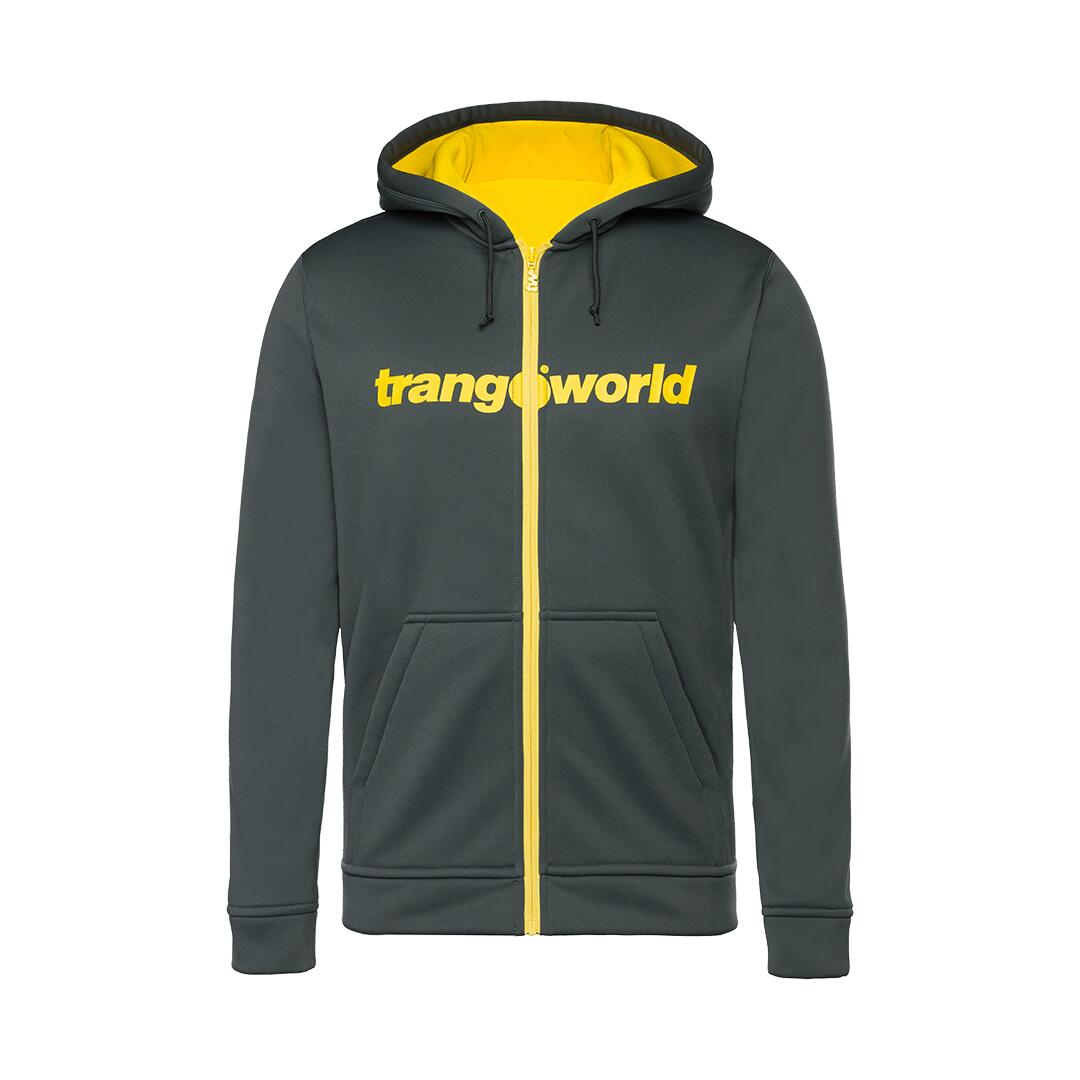 TRANGOWORLD Sudadera con cremallera para Hombre Trangoworld Ripon Gris/Verde