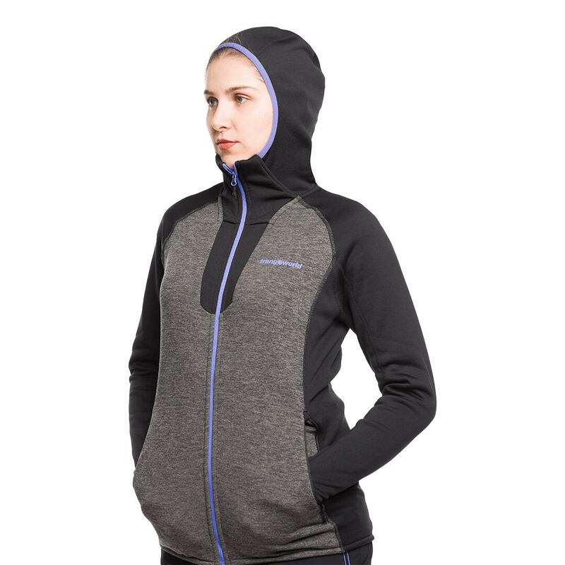 Forro polar para Mujer Trangoworld Ambler Negro