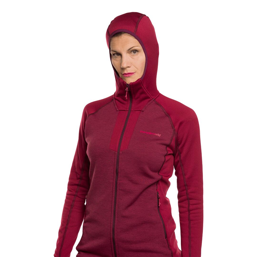 Forro polar para Mujer Trangoworld Ambler Rojo 6/6