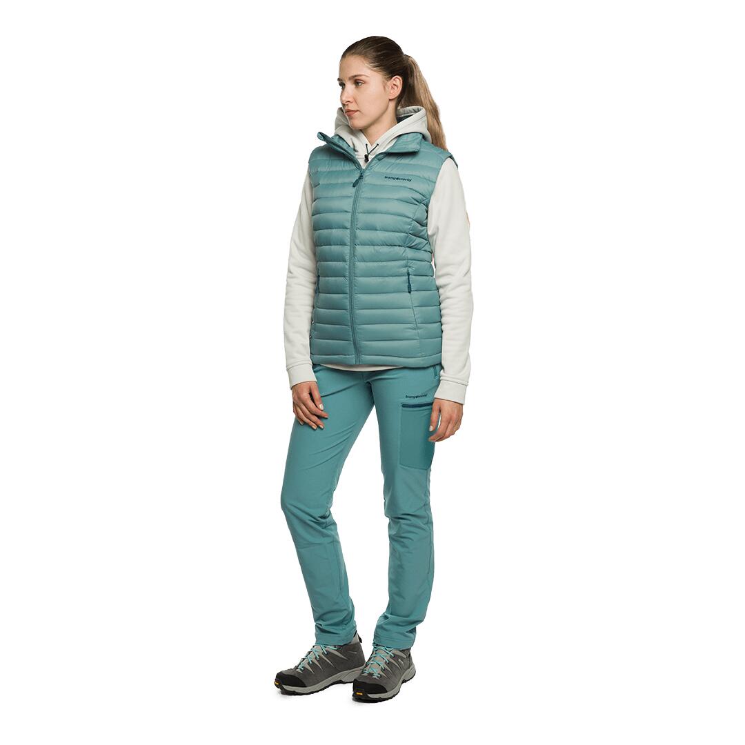 Chaleco para Mujer Trangoworld Saloria dc Azul 80g 600cuin 4/7