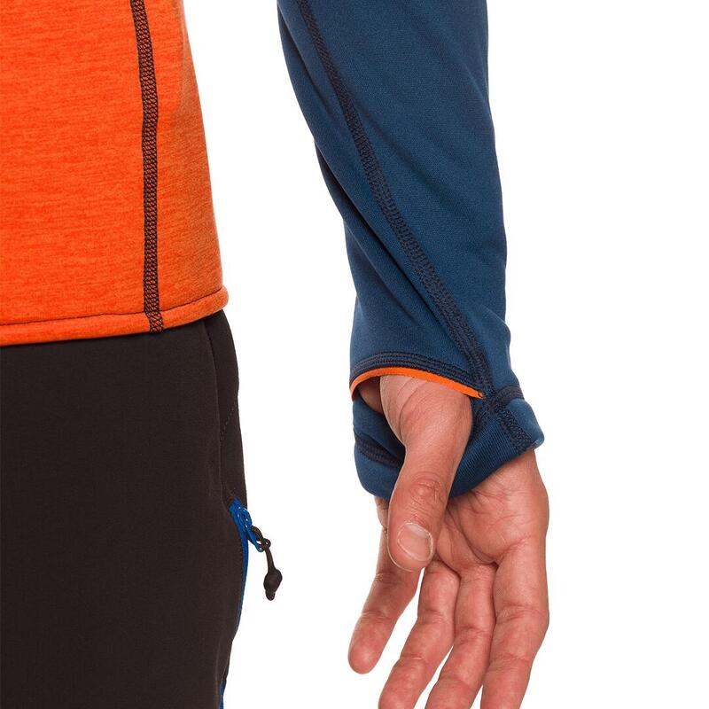 Jersey para Hombre Trangoworld Glyders Naranja/Azul