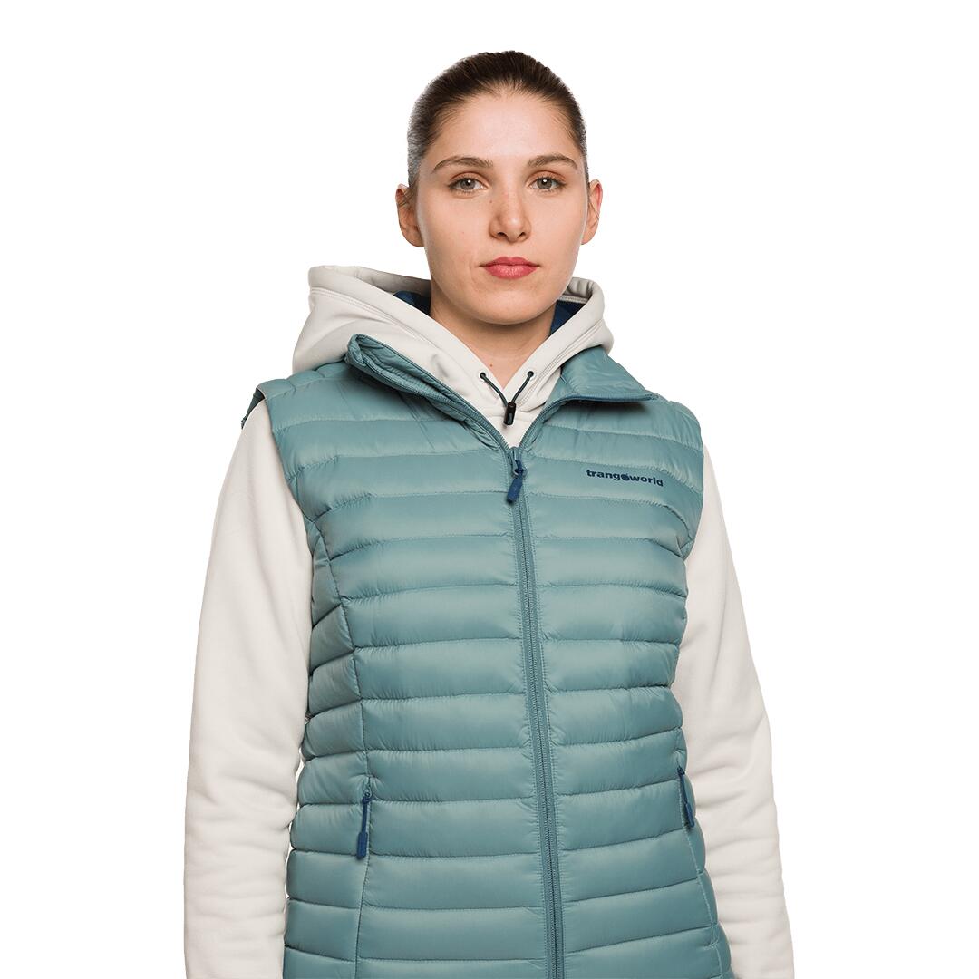 Chaleco para Mujer Trangoworld Saloria dc Azul 80g 600cuin 5/7