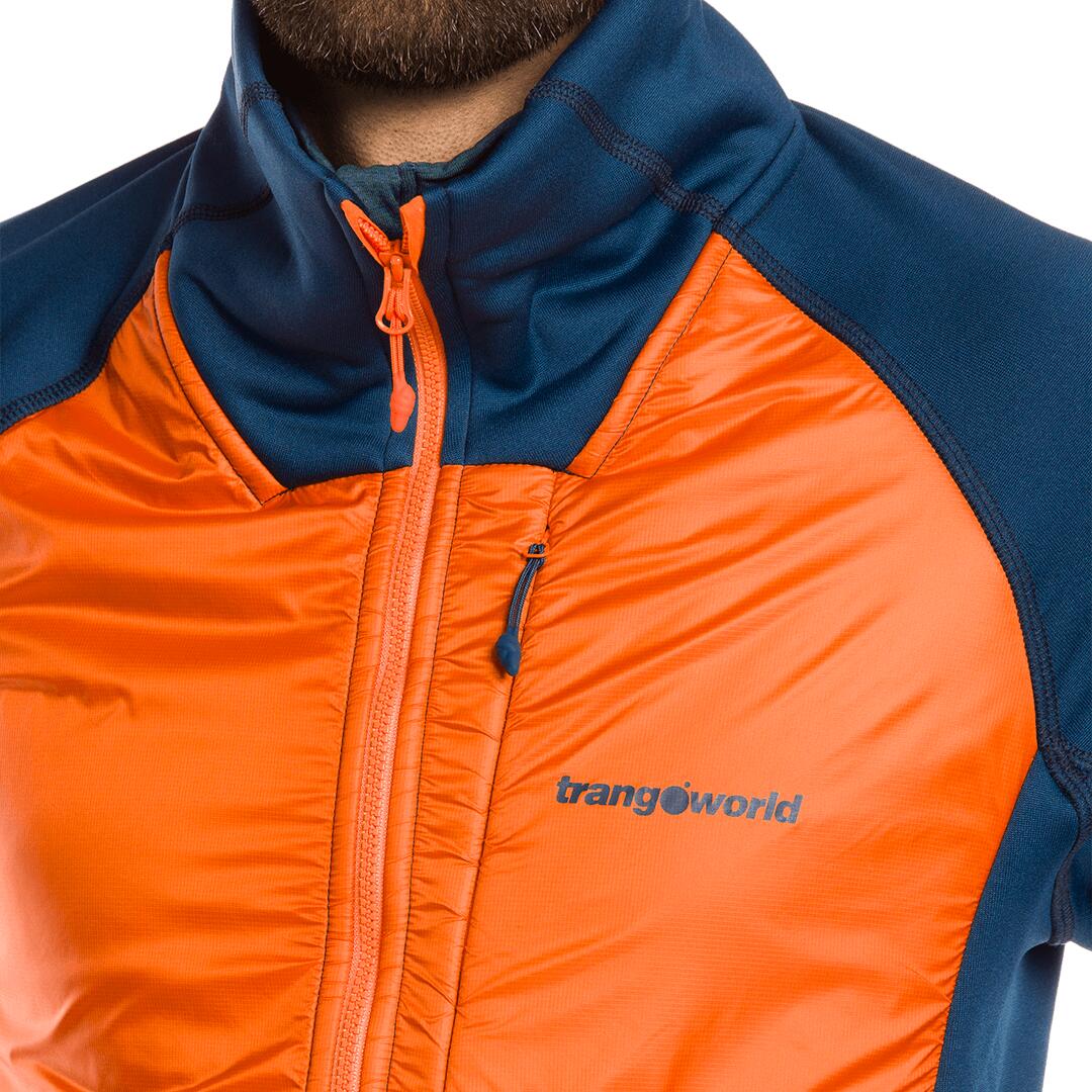 Forro polar para Hombre Trangoworld Olney Azul/Naranja 5/6