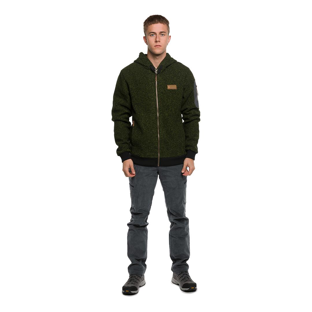 Forro polar para Hombre Trangoworld Tindaya st Verde/Gris 5/7