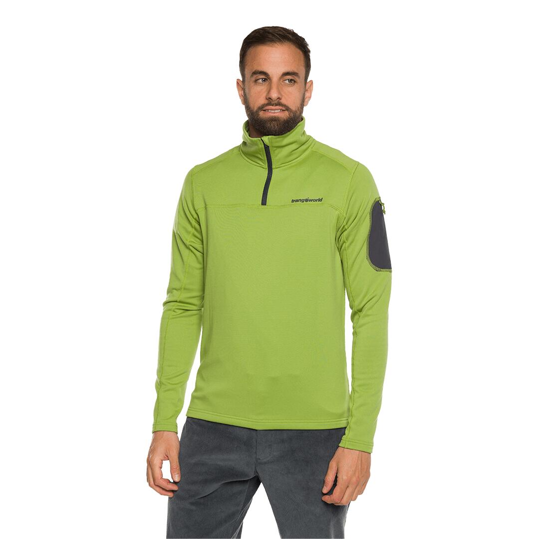 Jersey para Hombre Trangoworld Trieves Verde/Gris 2/7
