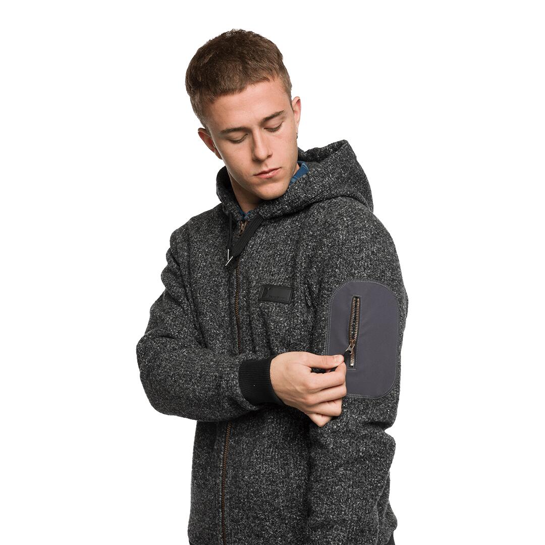 Forro polar para Hombre Trangoworld Tindaya st Negro/Gris 6/7